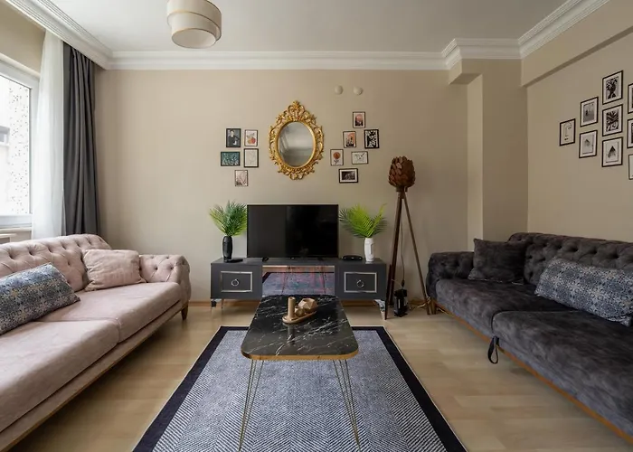 公寓 Besiktas And Sisli Luxury Flat